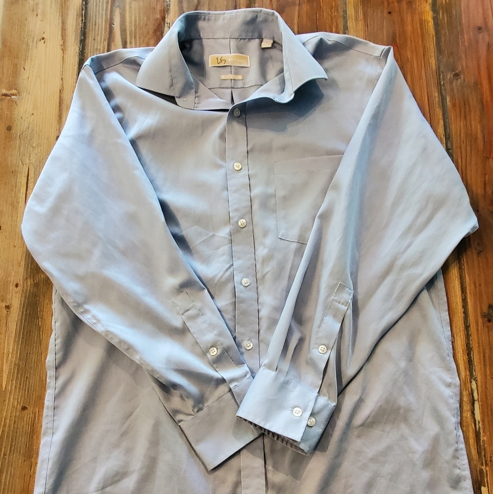 Mens Michael Kors Dress Shirt Sz 16 32/33